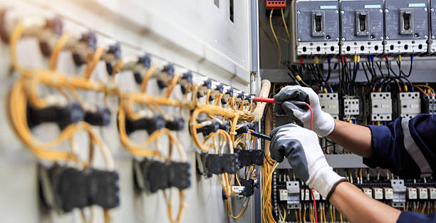 Professional Electrician technician working in White Hall, IL